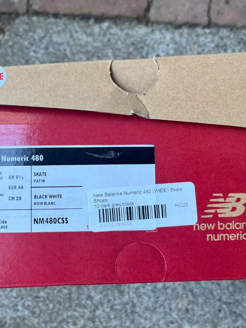 New Balance 480 shoes size 10 WIDE